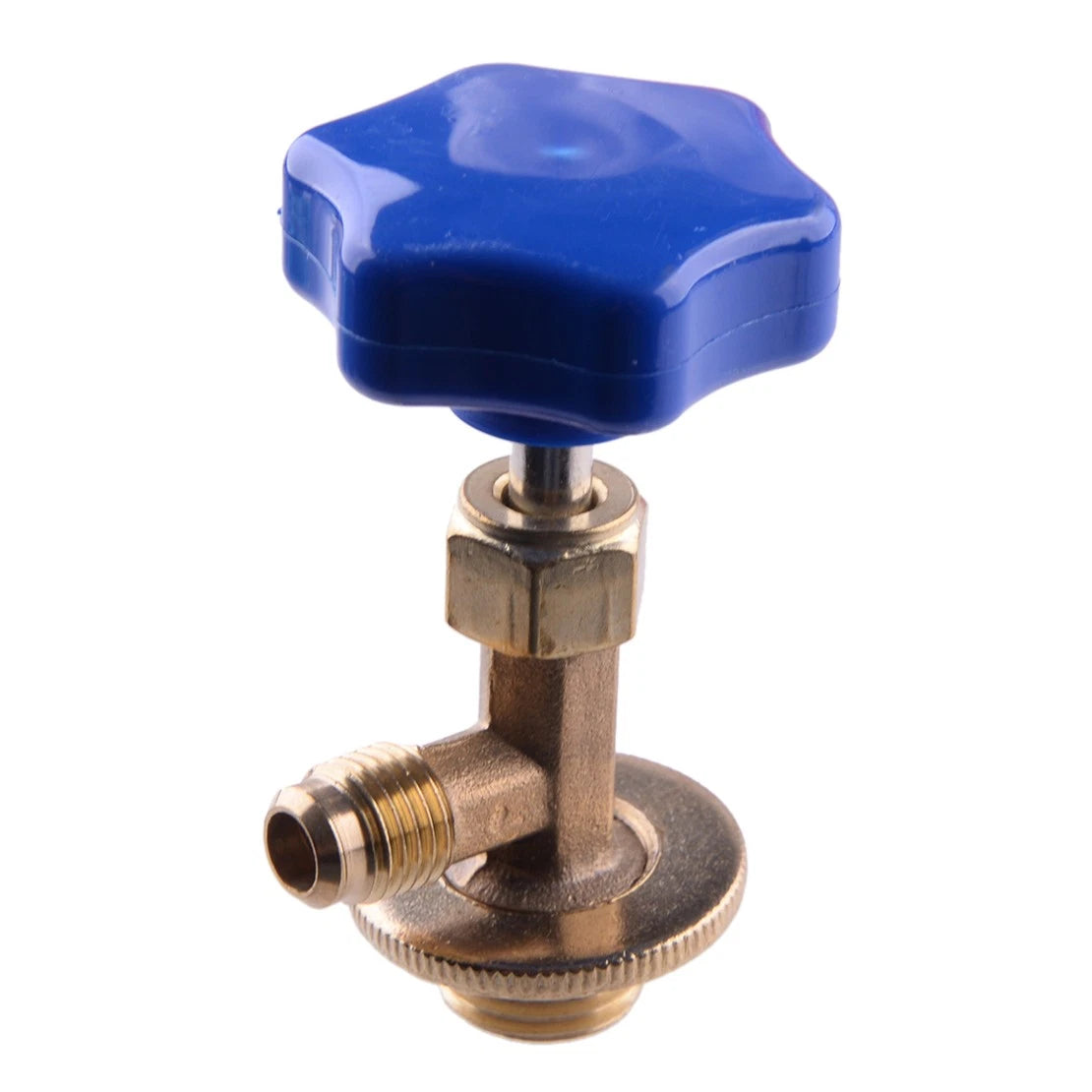 4 x 1/4" SAE R-134a AC Brass Can Tap Dispensing Valve for Car