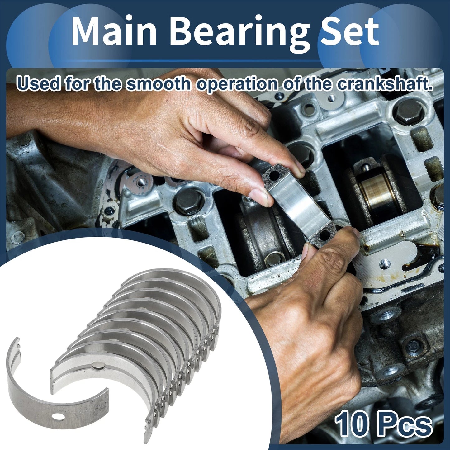 Main Bearing Set for Isuzu Campo (1983-1990)