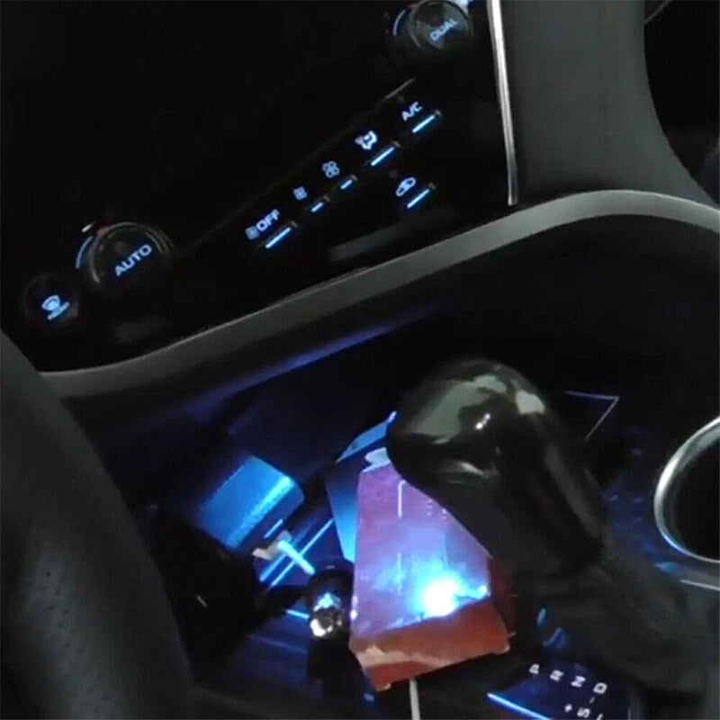 Ice Blue Water Cup Storage Box Atmosphere Light for Toyota Camry (2018-2021)