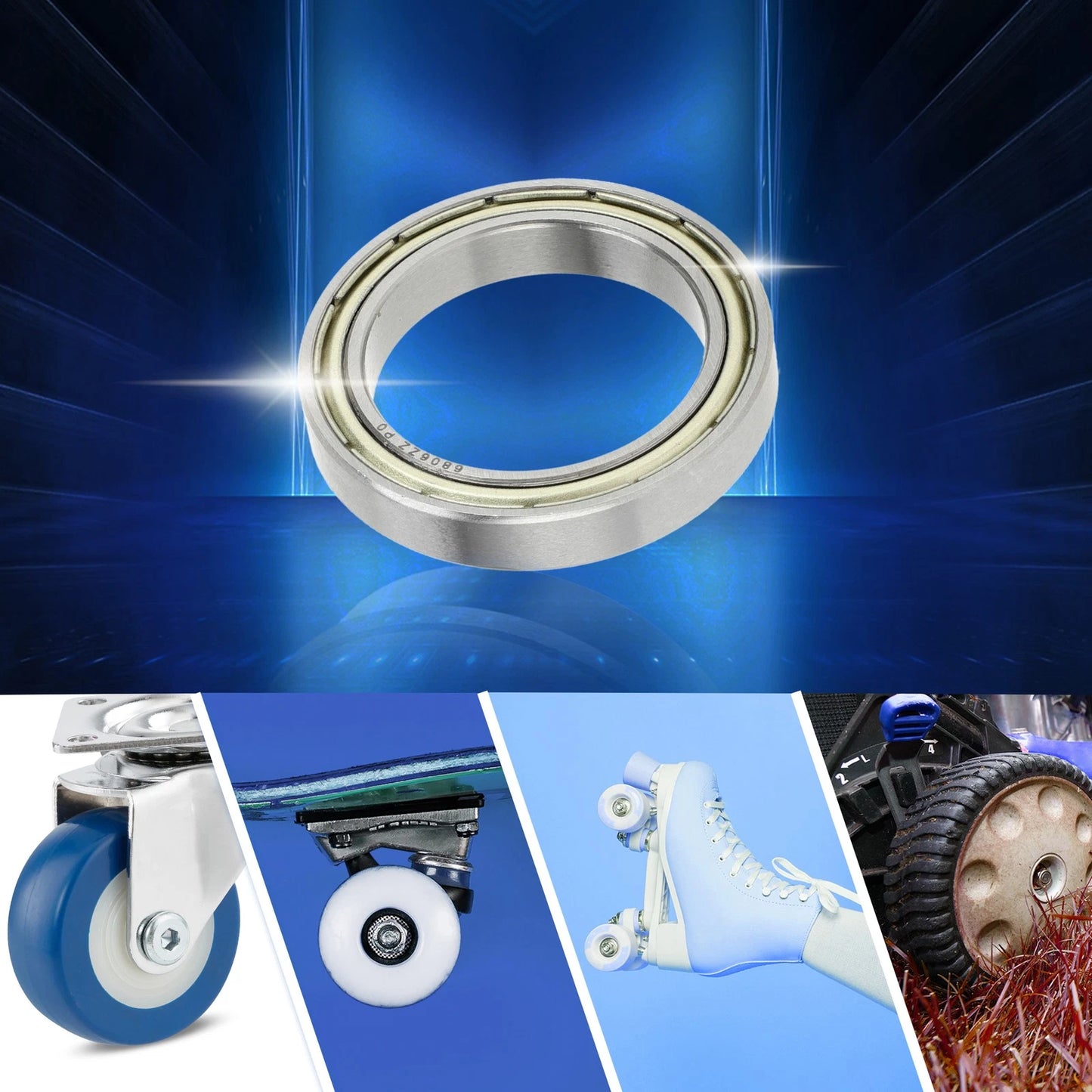 Deep Groove Ball Bearing / 30x42x7mm / for Scooter Skateboard Wheel