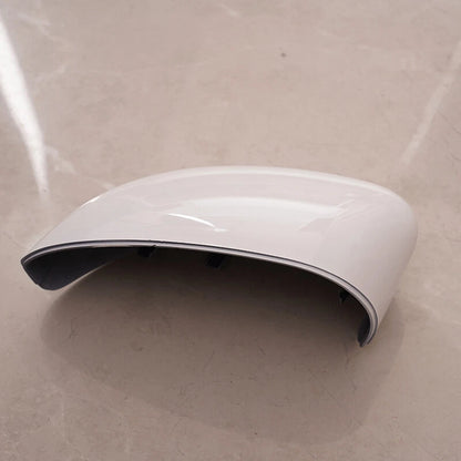 Clip-on White Left Side Wing Mirror Cover for Fiat 500 (2007-2022)