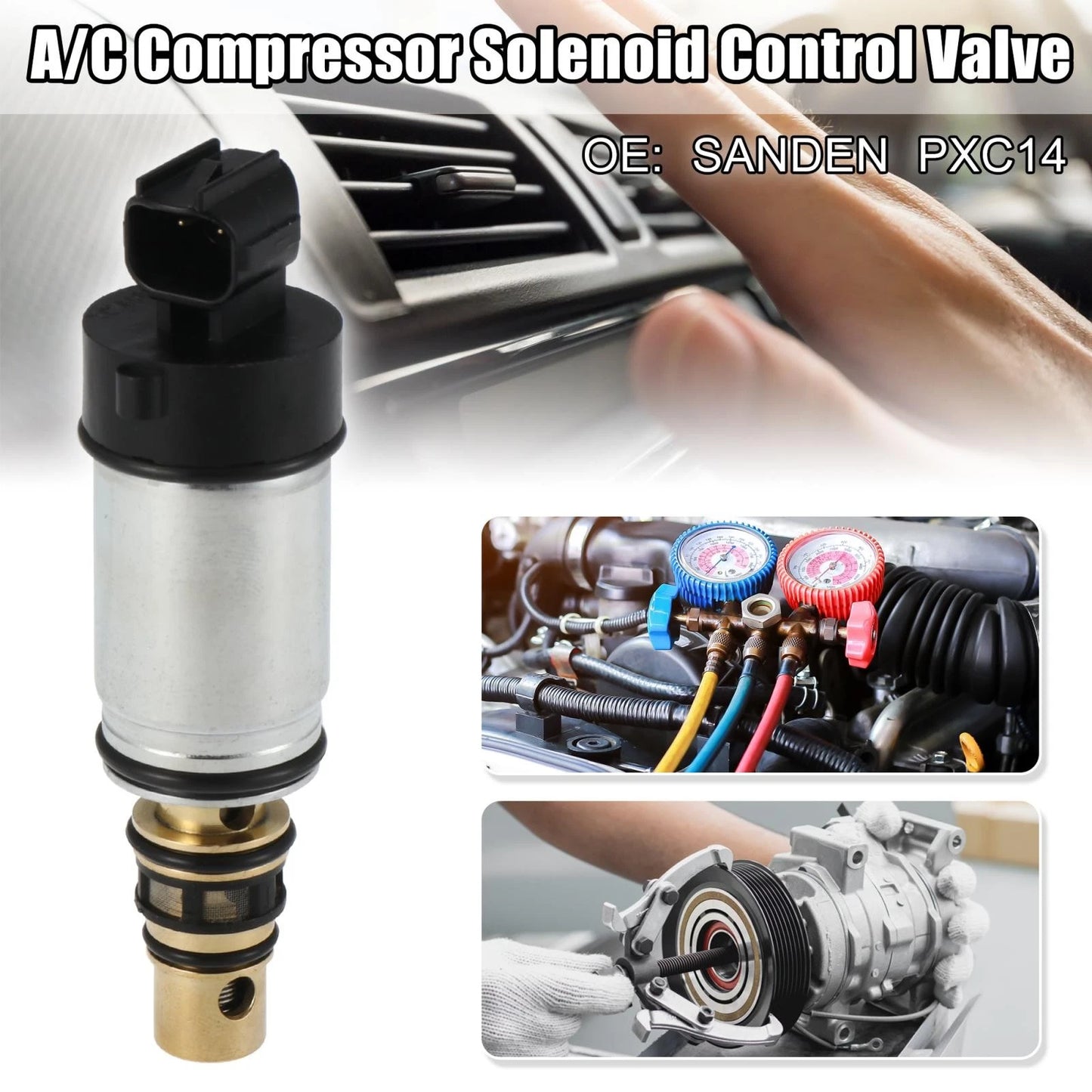 AC Compressor Control Solenoid Valve for Nissan Sentra (2013-2015)