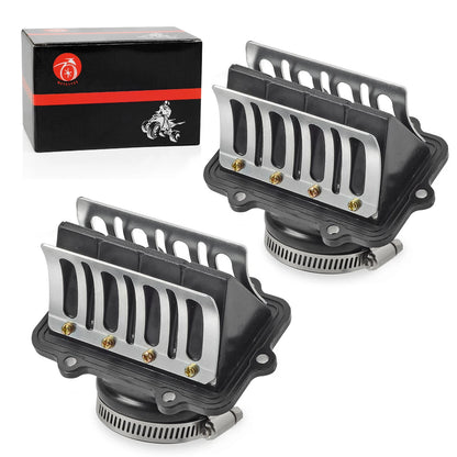 2 x Carb Flange Intake Socket Reed Valve for Ski-Doo Legend GT (2007–2012)