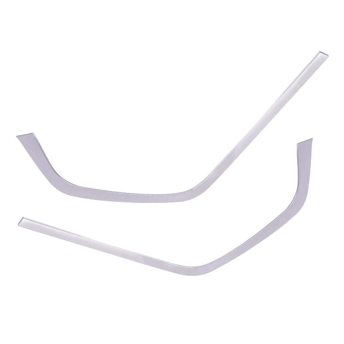 2 x Chrome Front Grille Trims Covers for Toyota RAV4 (2019)