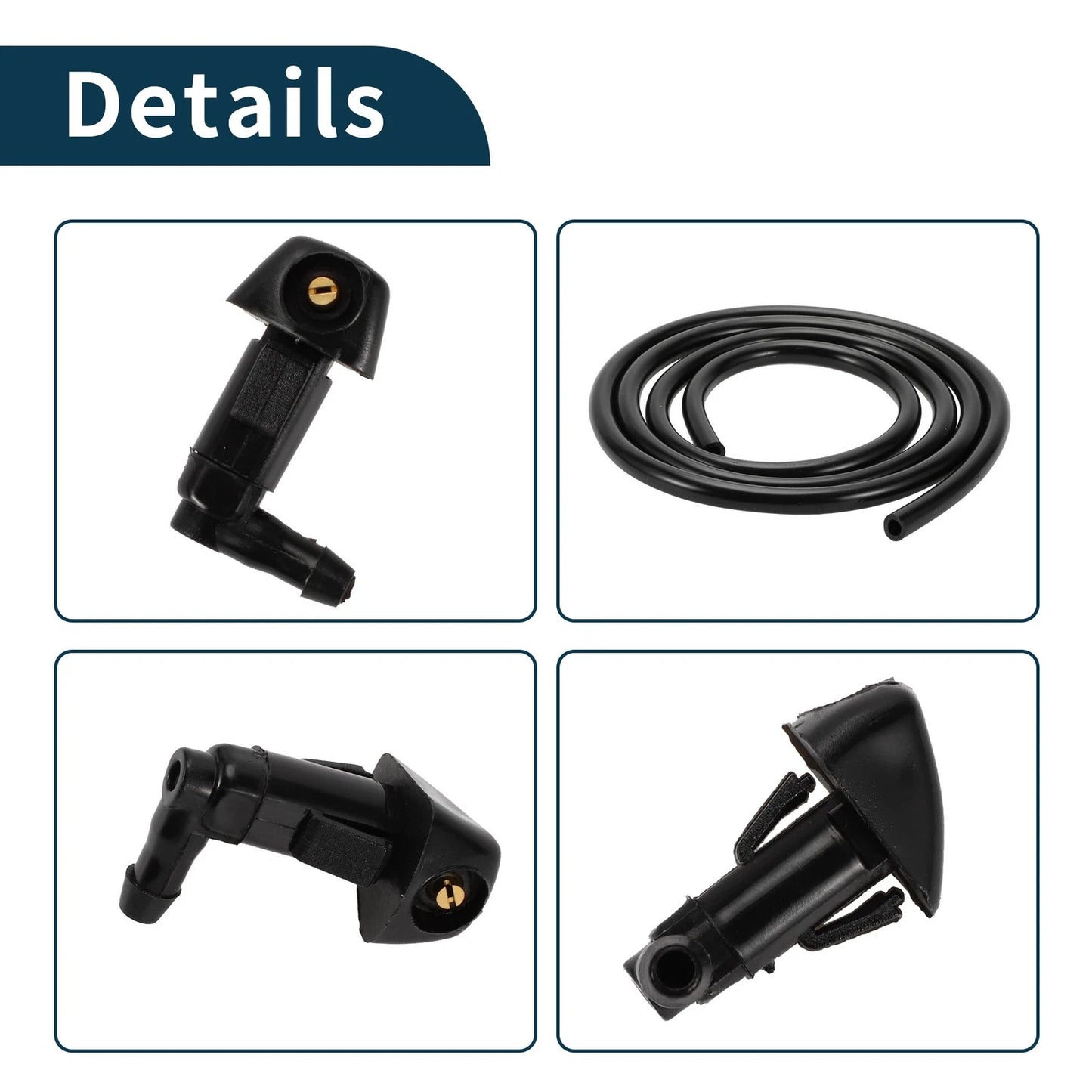 Windshield Washer Nozzle & Fluid Hose for Honda (2006-2011)
