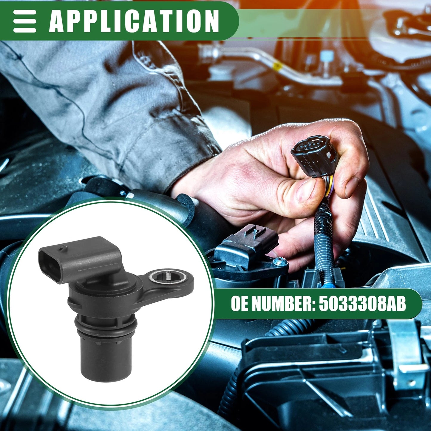 4 x Engine Camshaft Position Sensor for Dodge Journey (2009-2020)