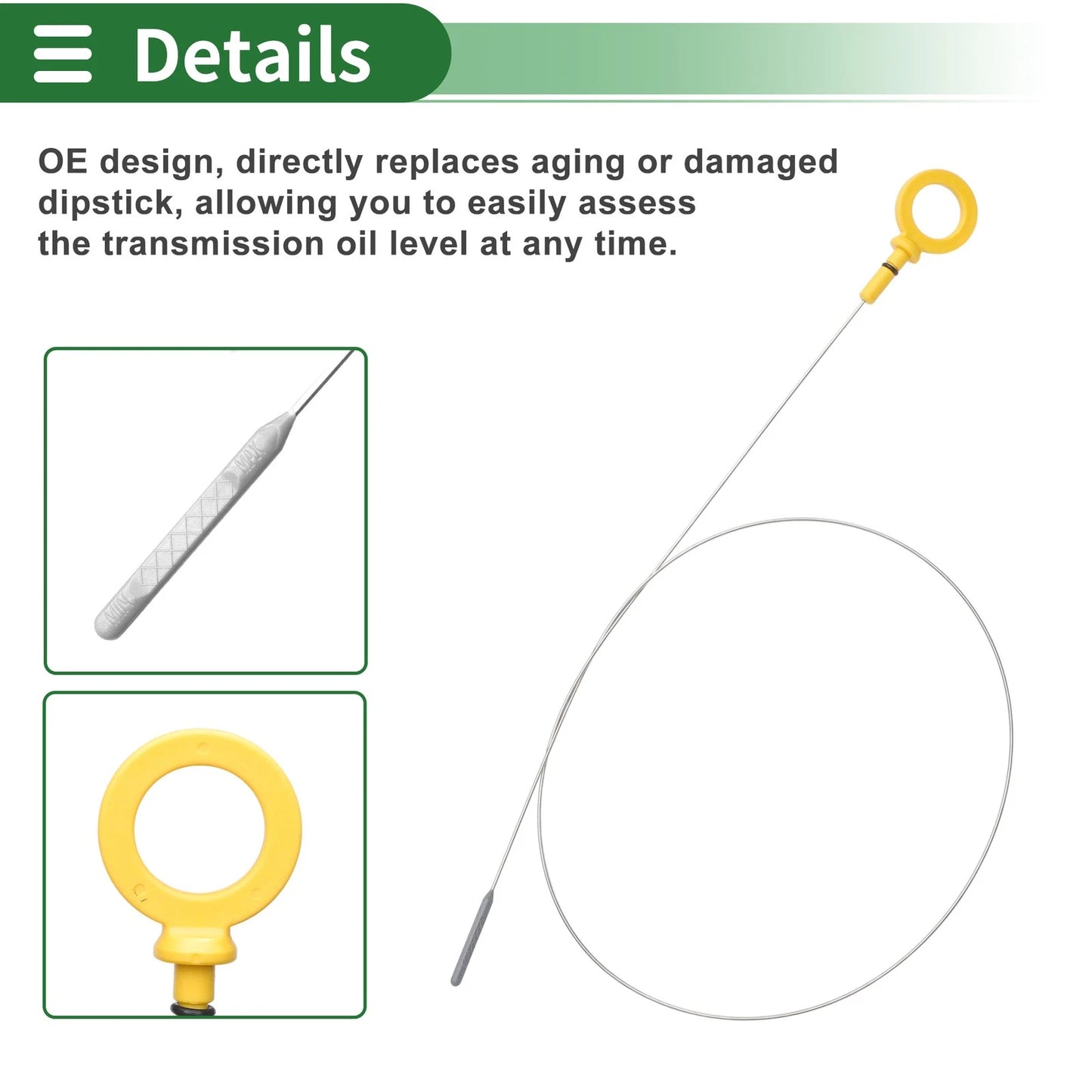 Oil Level Dipstick for Ford F-250 Super Duty 6.4L V8 Diesel (2008-2010)