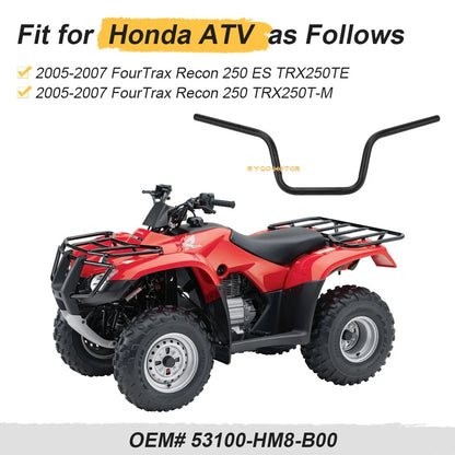 Heavy Duty Handlebar for Honda Recon 250 TRX250TM TRX250TE (2005-07)