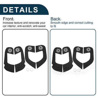 Car Door Anti Kick Pad Sticker Protector for Toyota Highlander (2015)