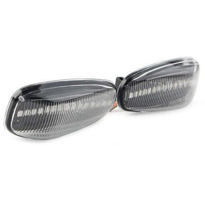 LED Sequential Dynamic Clear Side Marker Lights for Benz C E CLK Class (1995-2002)