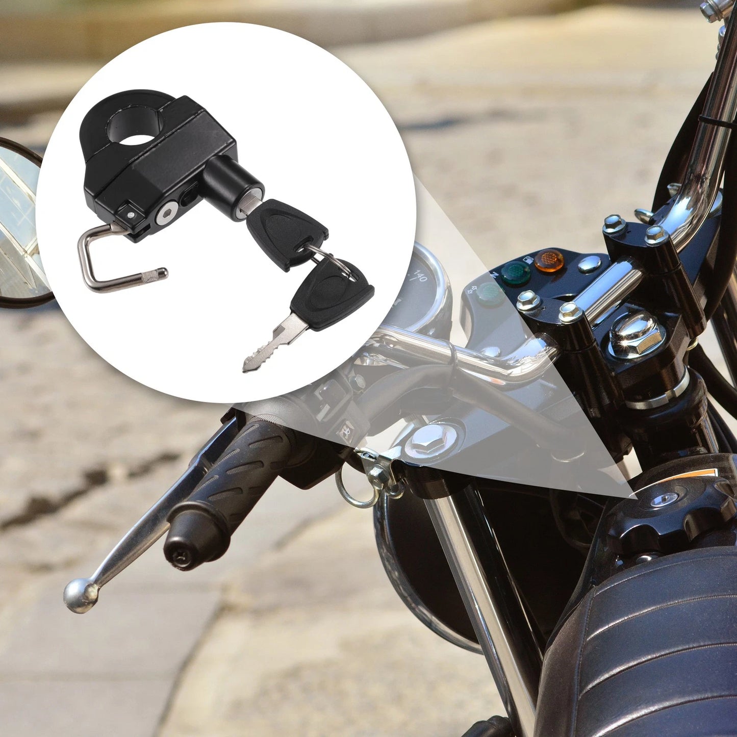 Helmet Bike Lock Cable for Universal Mini Motorcycle Anti-Theft