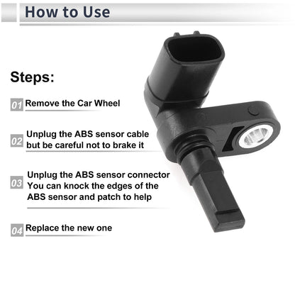 ABS Wheel Speed Sensor for Toyota 4Runner (2003-2024) 1 x Front Left