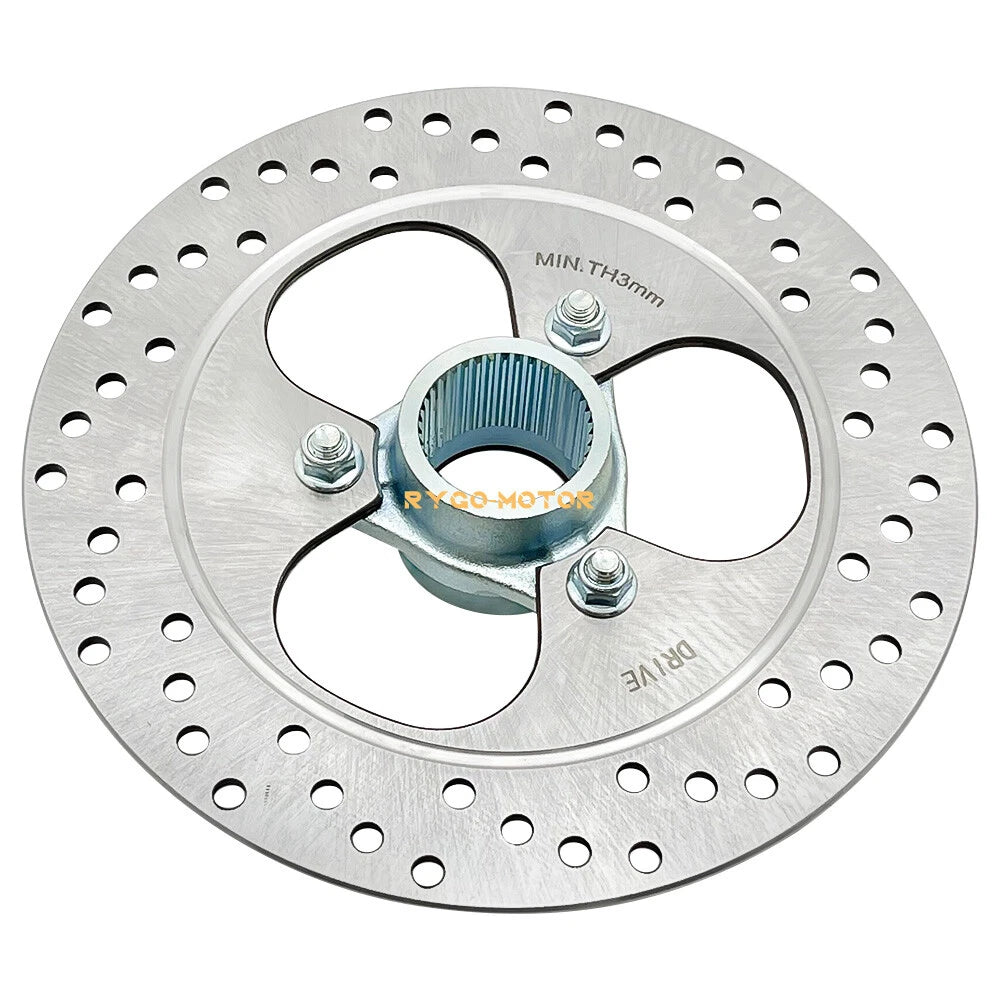 Rear Brake Rotor Disc & Flange Hub for Honda FourTrax 250 TRX250X 2x4 (1987–1992)