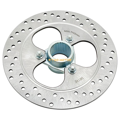 Rear Brake Rotor Disc & Flange Hub for Honda FourTrax 250 TRX250X 2x4 (1987–1992)