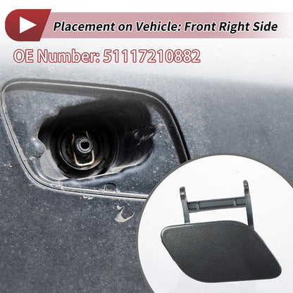 Washer Nozzle Cover for BMW 740i (2011-2015) Gray