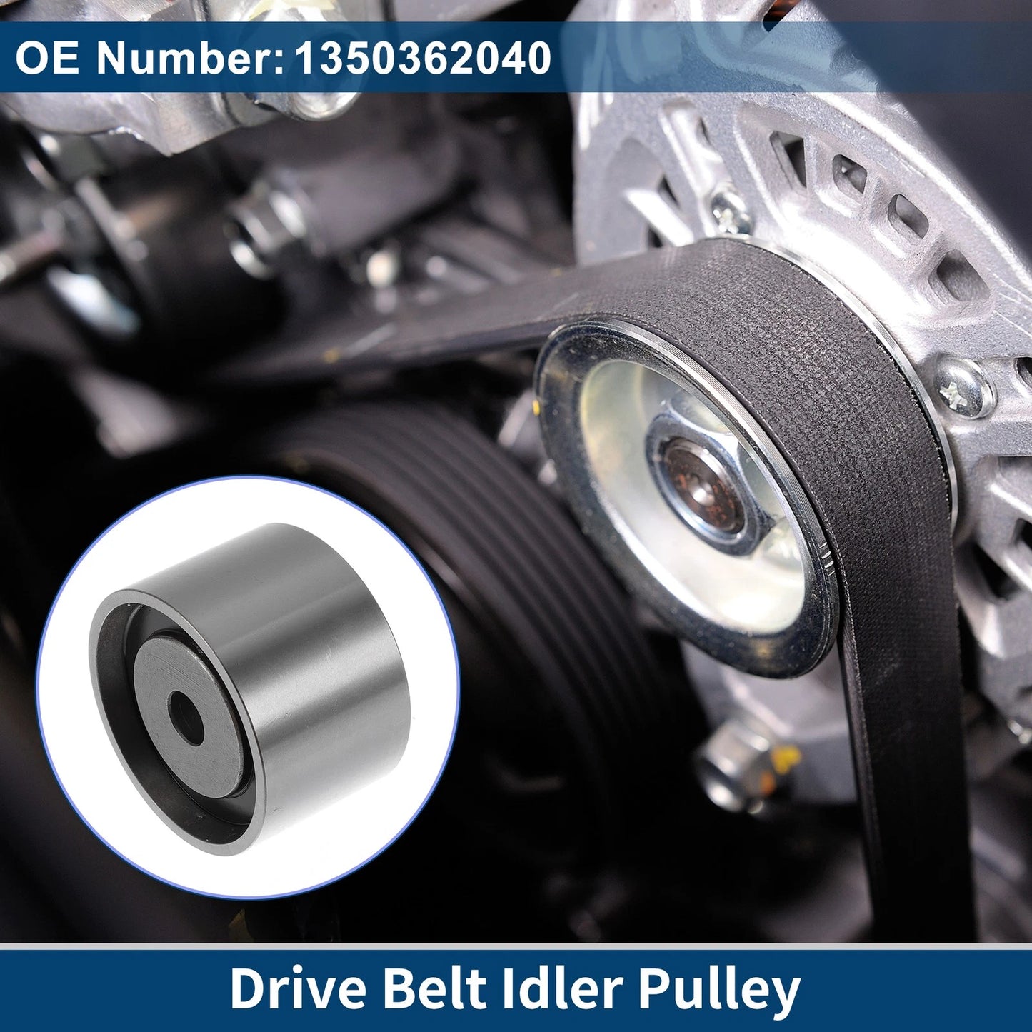 Drive Belt Idler Pulley for Toyota Tacoma (1995-2004) - 1 Pc