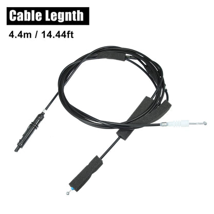 Trunk Lid Fuel Door Release Cable for Honda Civic (2006-2011) Black