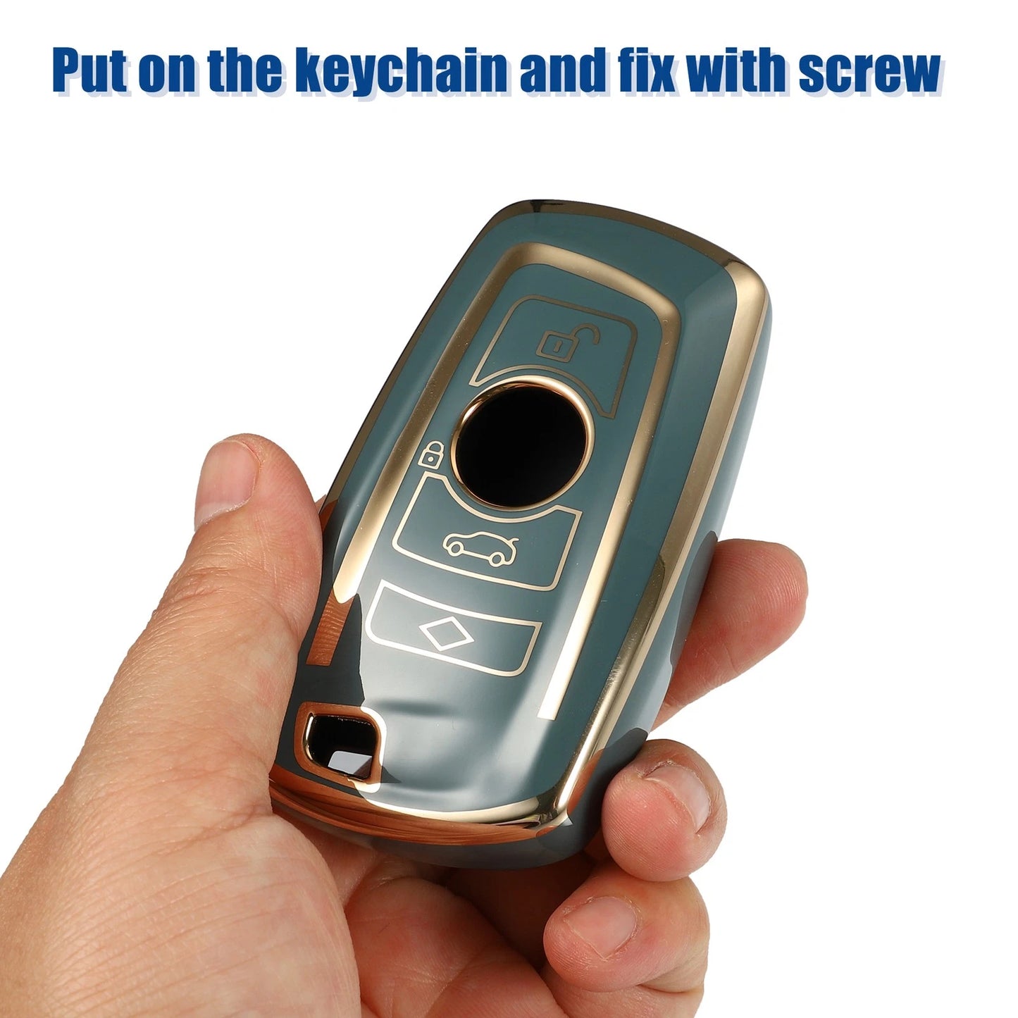TPU 3 Button Keyless Entry Remote Cover for BMW 1 Series (2004-2013)