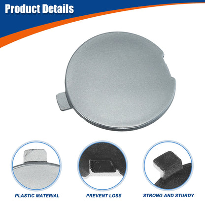 Front Tow Hook Cover for Mazda 6 (2014-2016) Silver Tone