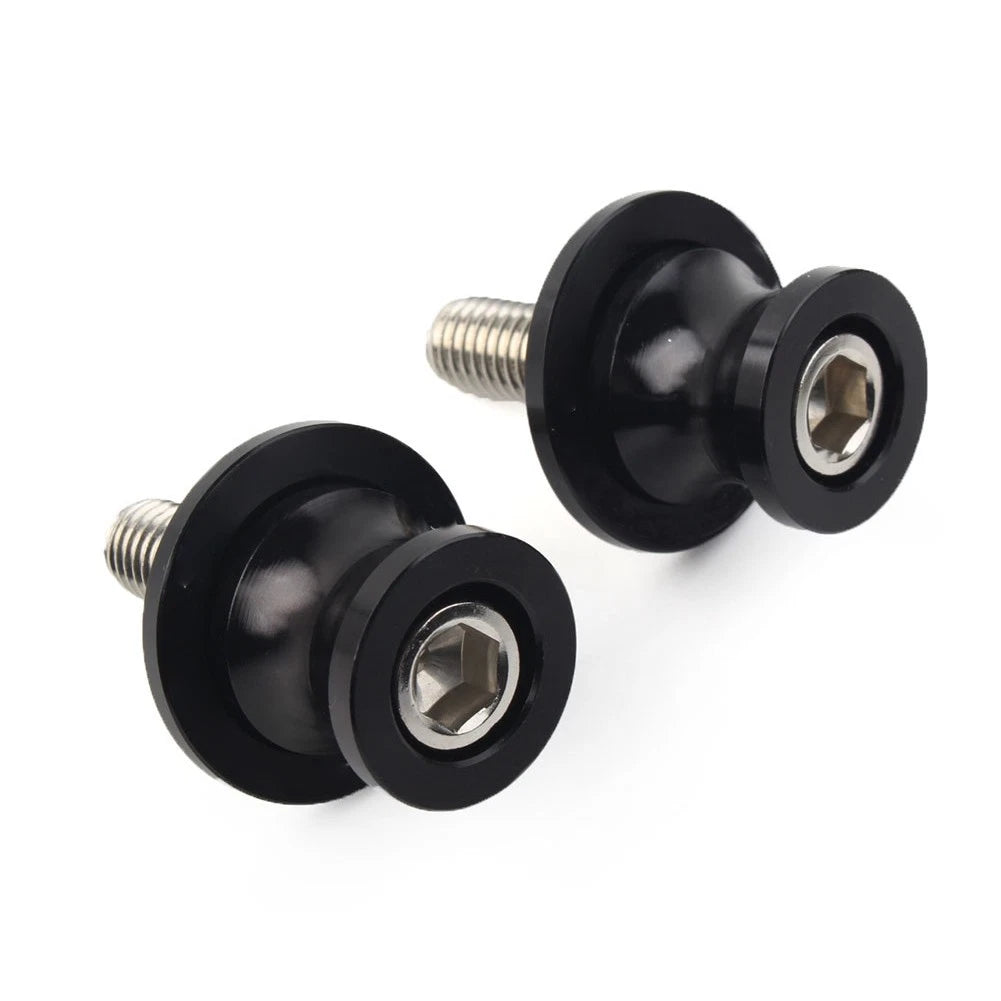 Swingarm Spools 8MM for KAWASAKI ZX6R (2012-2021) - Black CNC Slider Screws