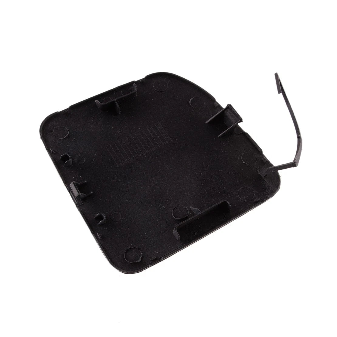 Black Front Bumper Towing Eye Hook Cap for Nissan Versa (2015-2019)