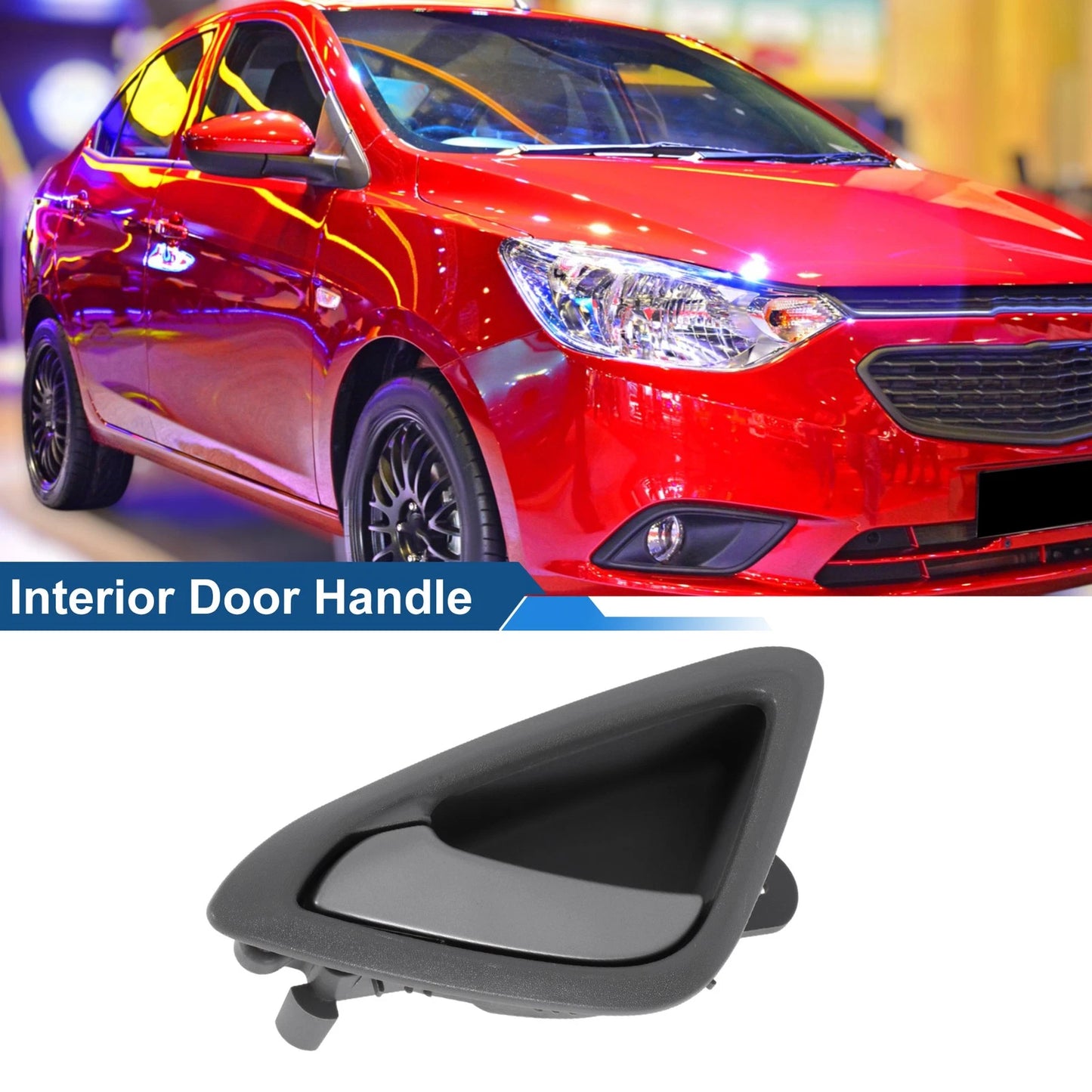 Front Passenger Door Handle for Chevrolet Sail Gray Chrome (2010-2014)