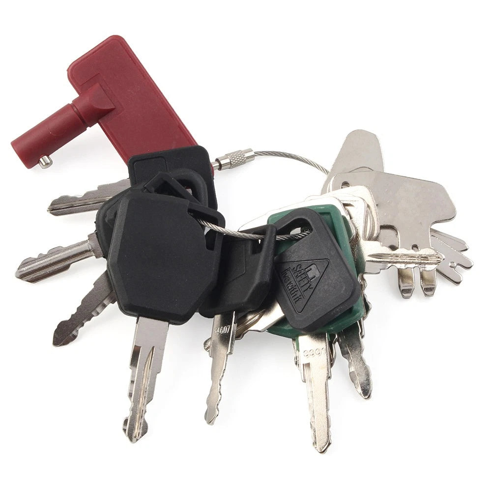Ignition Key Set for John Deere & Kubota Heavy Equipment Construction
