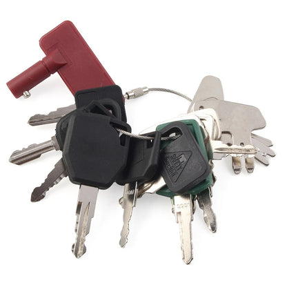 Ignition Key Set for John Deere & Kubota Heavy Equipment Construction