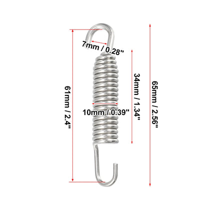 Exhaust Pipe Spring Stainless Steel 10 x for Motorcycles