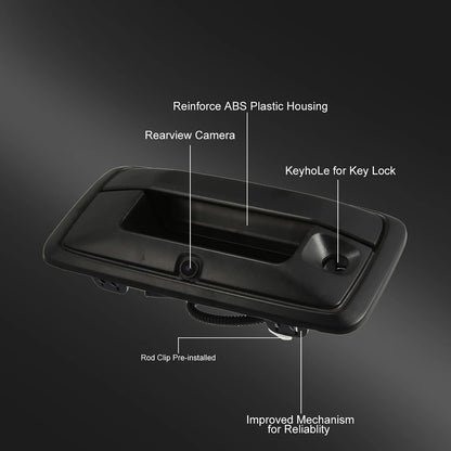 Rear Tailgate Handle with Rear View Backup Camera for Chevrolet