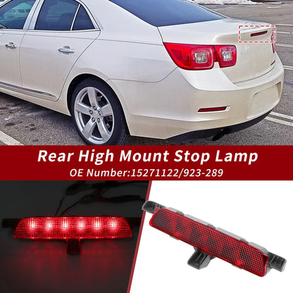 Red High Mount LED Third Brake Light for Chevrolet Malibu (2008-2012)