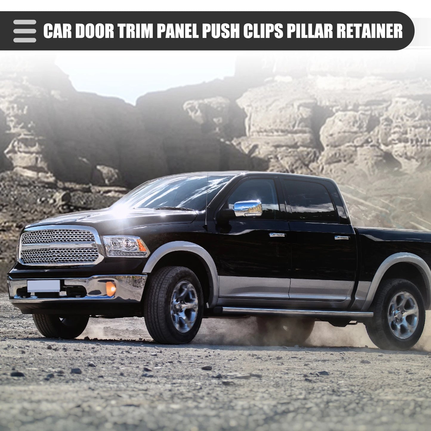 40 x Car Door Trim Panel Push Clips for Dodge
