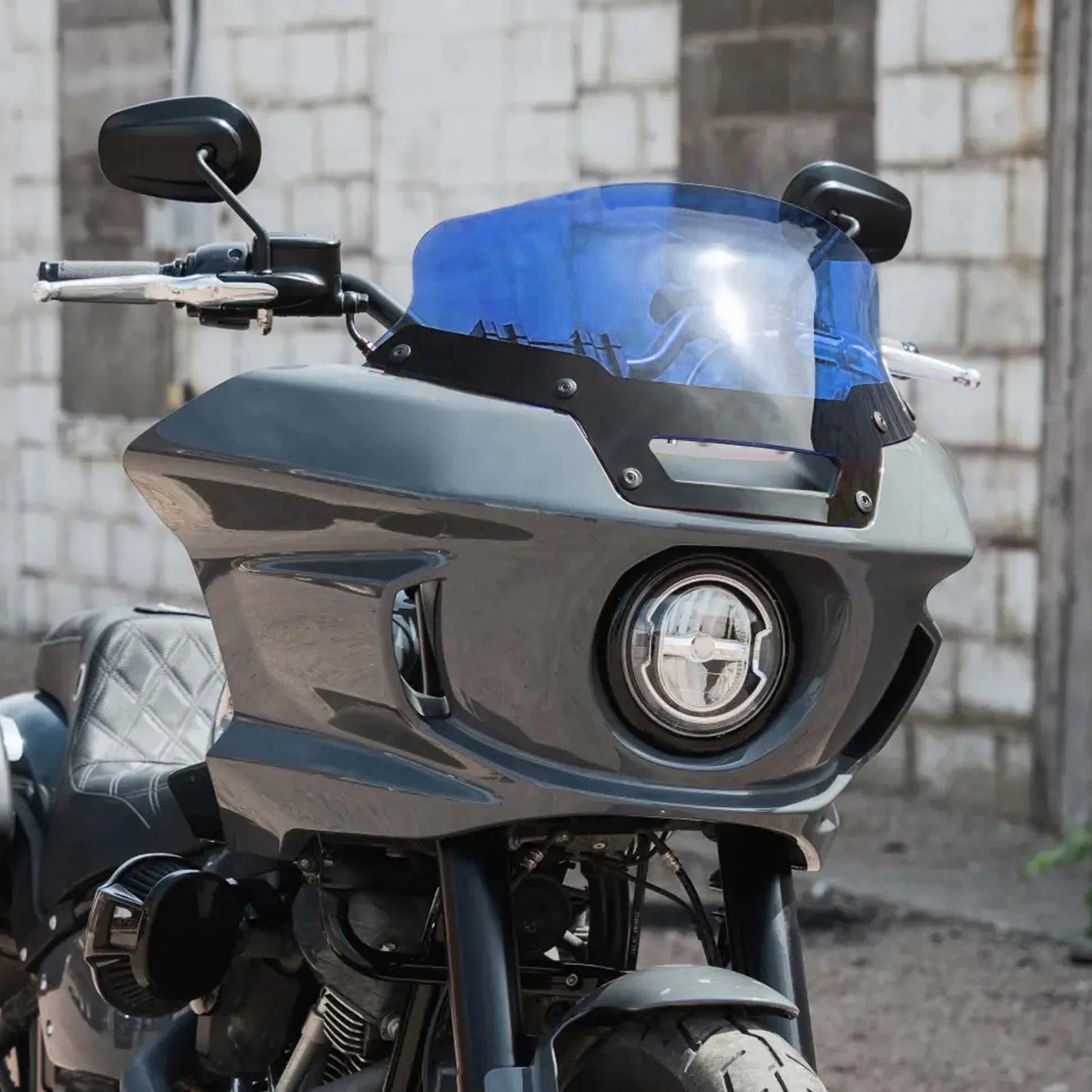 Blue Windshield for Harley Low Rider ST FXLRST (2022-2025)