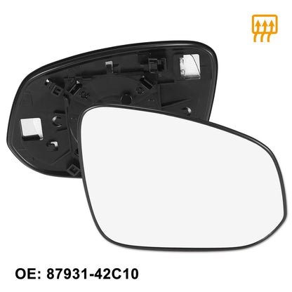 Right Side Heated Mirror Glass with Backing Plate for Toyota RAV4