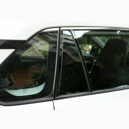 10pcs Glossy Black Pillar Posts Door Window Trim for TOYOTA RAV4 (2019–2023)