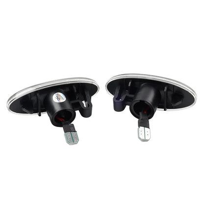 Dynamic Clear LED Side Marker Turn Signal Light for Nissan Qashqai Juke X-Trail