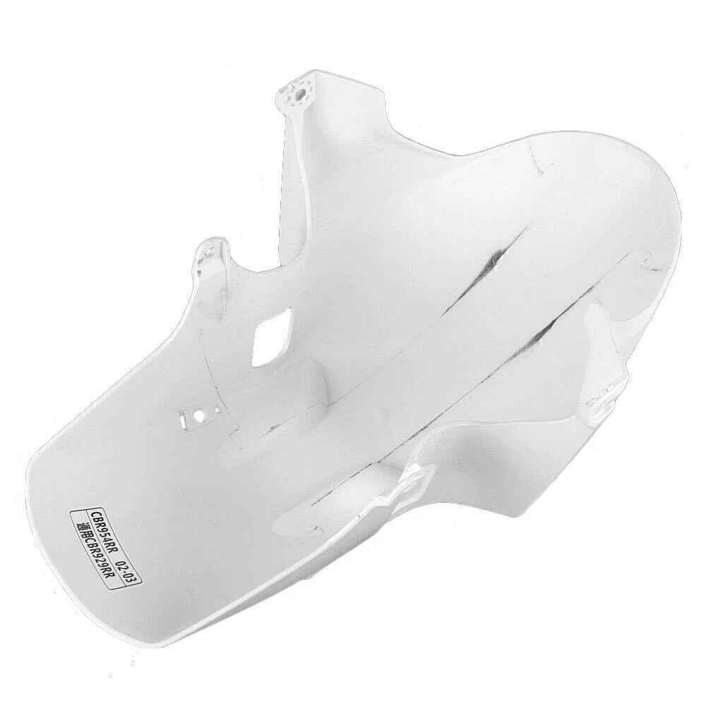 Front Fender Mud Guards for Honda CBR 954RR (2002-2003) - 1PC White
