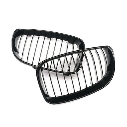 2 x Front Kidney Grilles for BMW E81 E82 E87 E88 120i 125i 128i 135i (2007-2013)