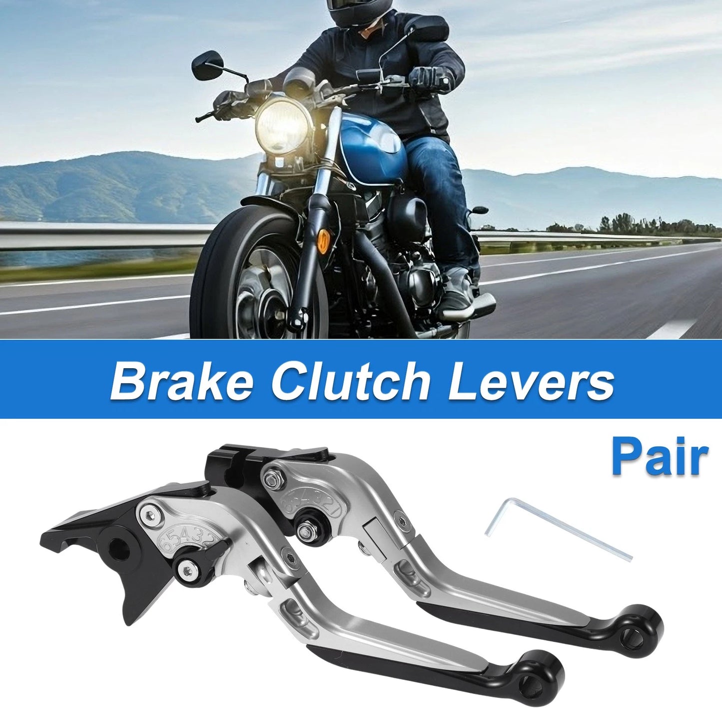 Adjustable Short Long Brake Clutch Lever for Yamaha YZF R1