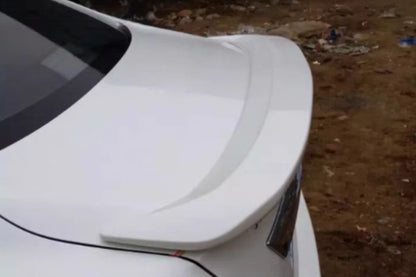 Pearl White Rear Trunk Spoiler with Light for Nissan Altima Sedan (2013-2015)