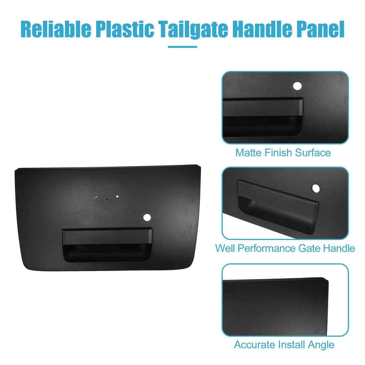 Rear Tailgate Handle Bezel w/ Key Hole for Nissan Titan (2004-2012)