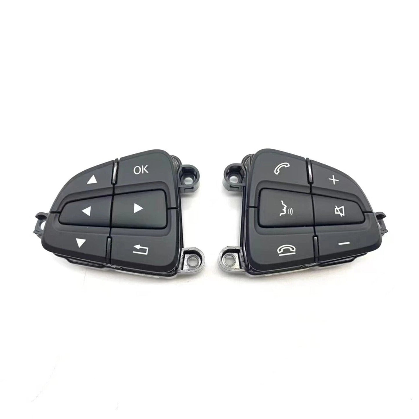 2 x Black Steering Wheel Button Switches for Mercedes Benz W231 W172 (2016-2019)