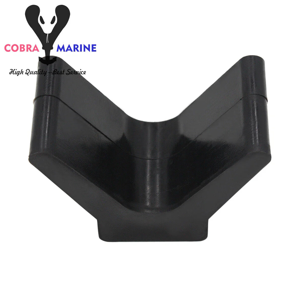 2 Inch V Bow Stop Polyurethane Mounting Hole for 3/8" Bolt