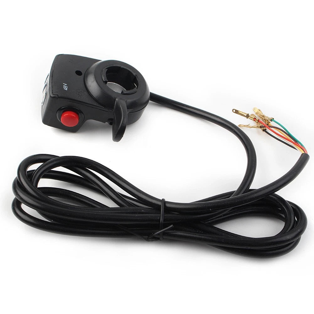 Throttle Thumb Control Assembly for Electric Bike Scooter Mobility 48V