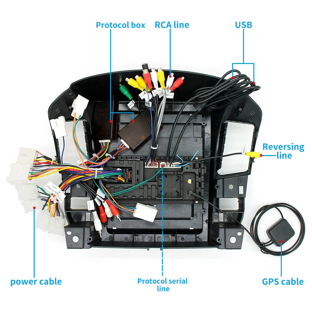 9.7'' Vertical Stereo Radio GPS for Toyota Harrier, Lexus RX300 (1998-2003)