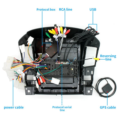 9.7'' Vertical Stereo Radio GPS for Toyota Harrier, Lexus RX300 (1998-2003)
