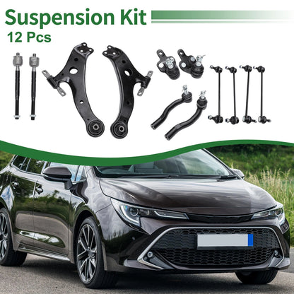 12 x Front Suspension Kit Lower Control Arms for Toyota Camry (2007-2011)