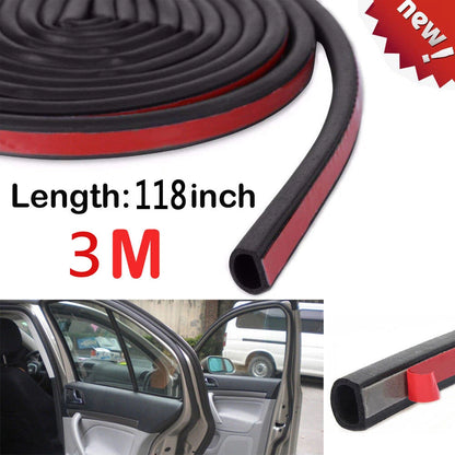 13Ft D-Shape Rubber Door Seal Strip for Ford