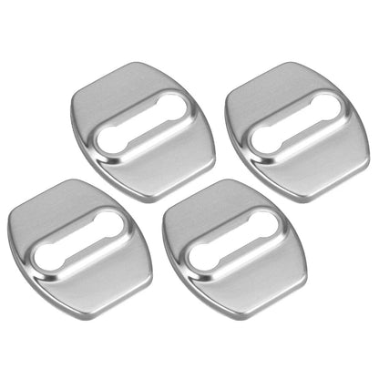 Silver Stainless Steel Door Lock Protector Covers for Kia GT (2016-2023)