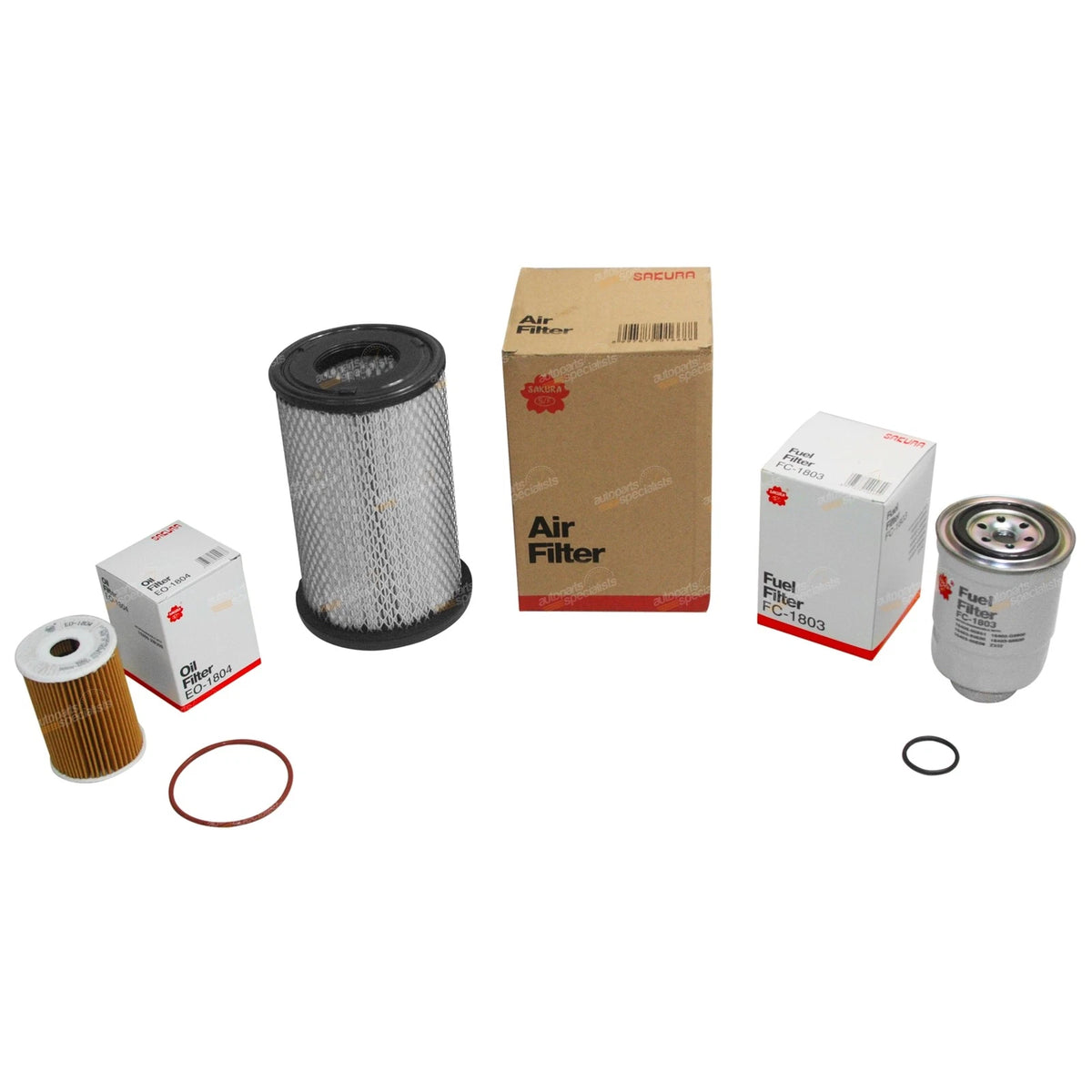 Oil - Air - Fuel Filter Service Kit 3.0L Diesel for Navara D22 (2001 - 2007)